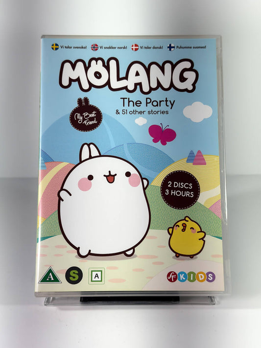 Forside av cover til Molang The Party & 51 other stories, brukt DVD hos Brukbar Film