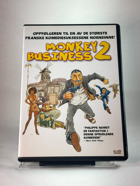 Forside av cover til Monkey Business 2, brukt DVD hos Brukbar Film
