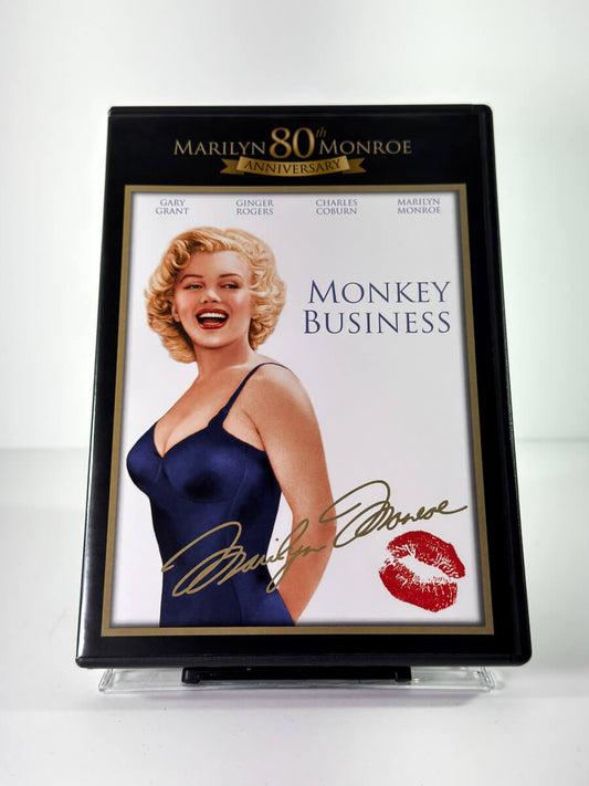 Forside av cover til Monkey Business, bruktfilm hos nettbutikken Brukbar Film