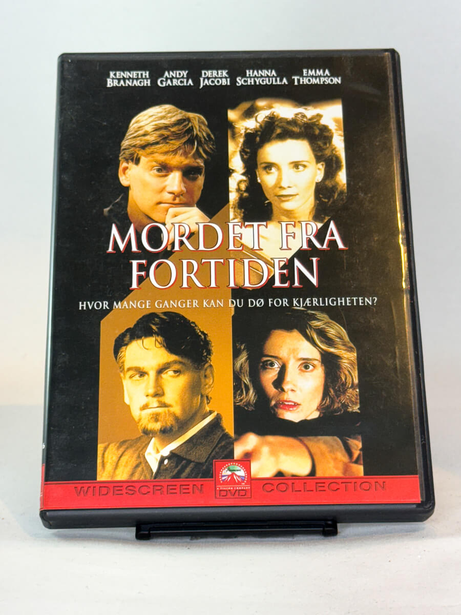 Forside av DVD-cover til Mordet fra fortiden, brukt DVD hos Brukbar Film