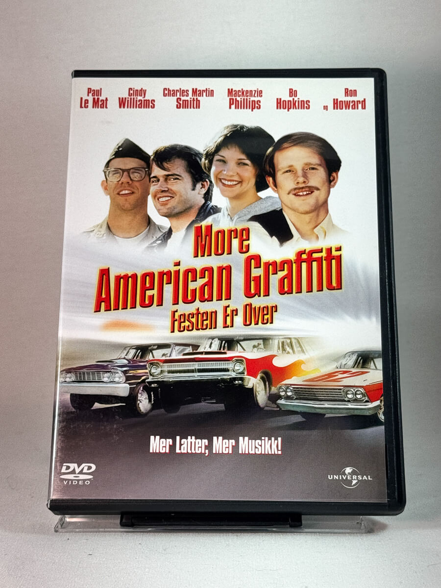 Forside av cover til More American Graffiti: Festen er over, brukt DVD hos Brukbar Film