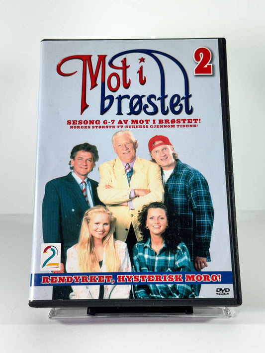 Forside av cover til Mot i brøstet 2 sesong 6-7, bruktfilm hos nettbutikken Brukbar Film