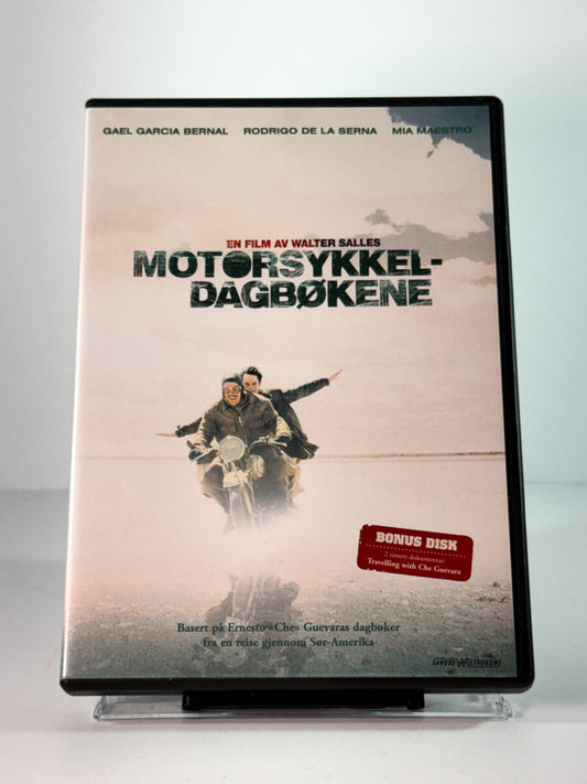 Forside av cover til motorsykkeldagbøkene, bruktfilm hos nettbutikken Brukbar Film