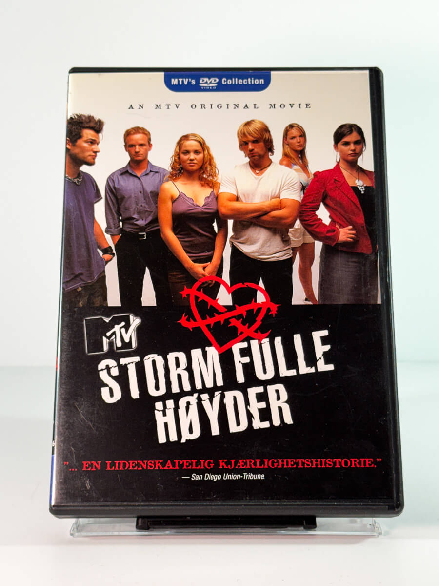 Forside av cover til mtv: stormfulle høyder, bruktfilm på DVD hos Brukbar Film