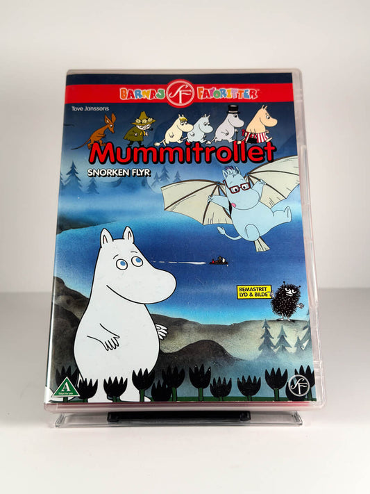 Forside av cover til Mummitrollet – Snorken flyr på DVD