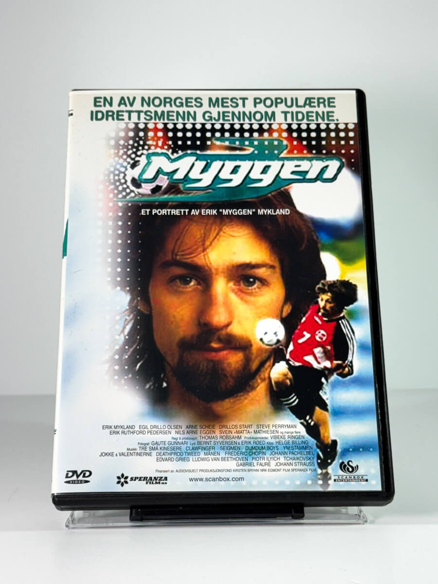 Forside av cover til Myggen, bruktfilm hos nettbutikken Brukbar Film