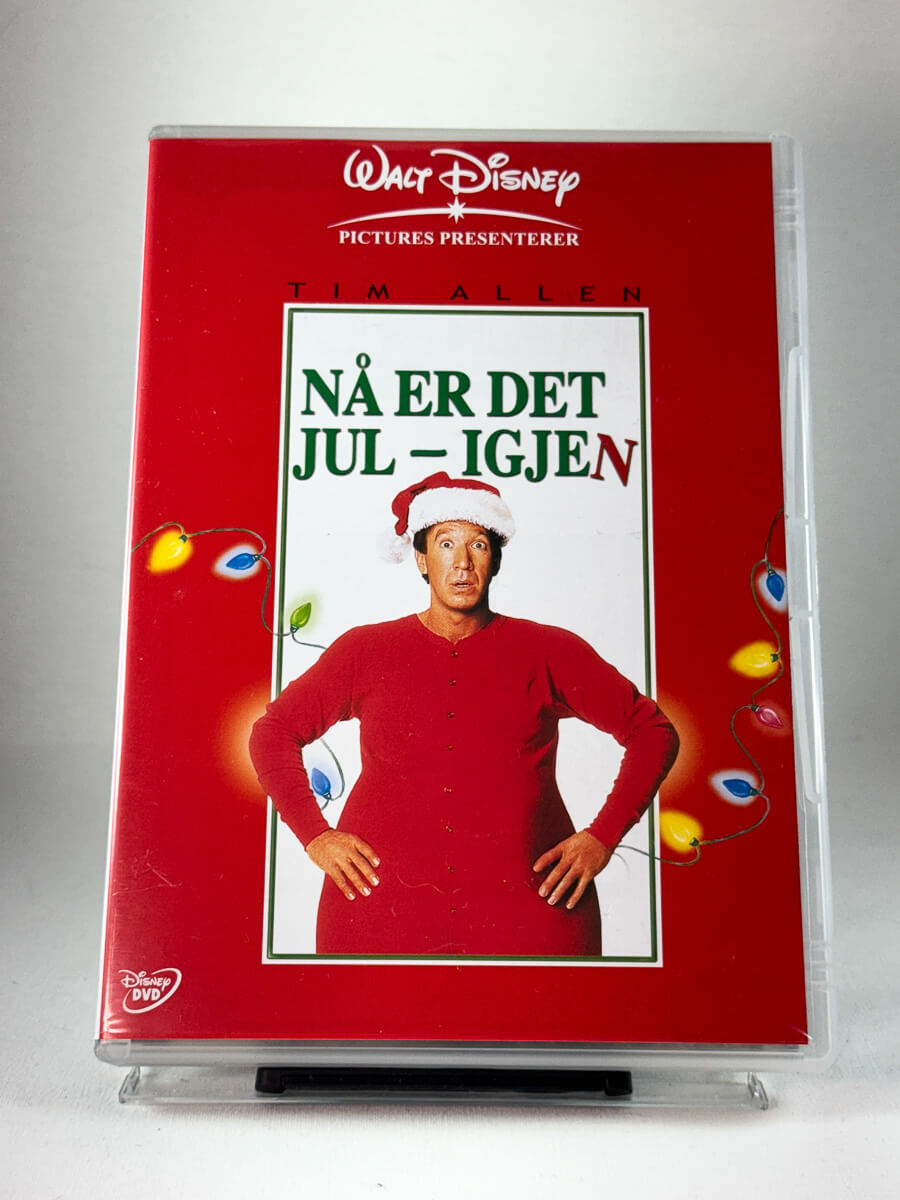 Forside av DVD-cover til Nå er det jul – igjen, bruktfilm hos nettbutikken Brukbar Film