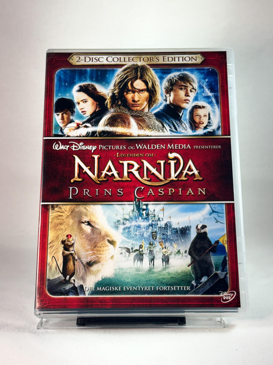 Forside av cover til Narnia – Prins Caspian, brukt DVD hos Brukbar Film