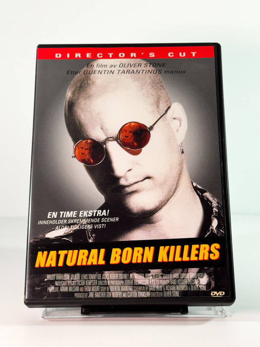 Forside av cover til natural born killers, brukt DVD hos Brukbar Film