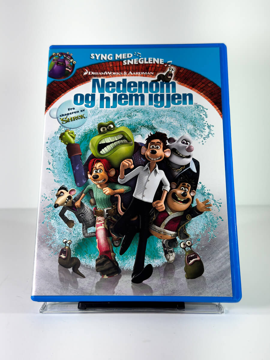 Forside av cover til Nedenom og hjem igjen på DVD