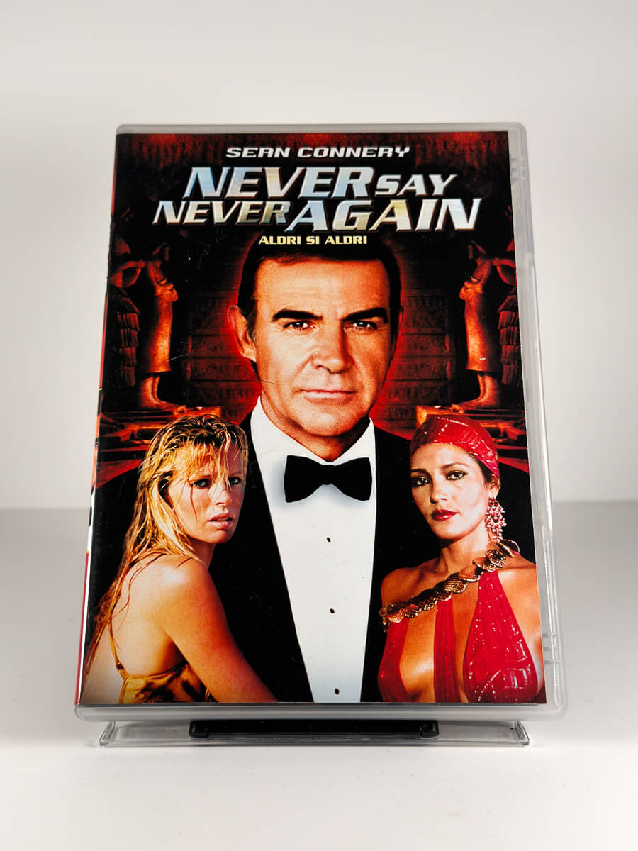 Forside av cover til Never Say Never Again på DVD