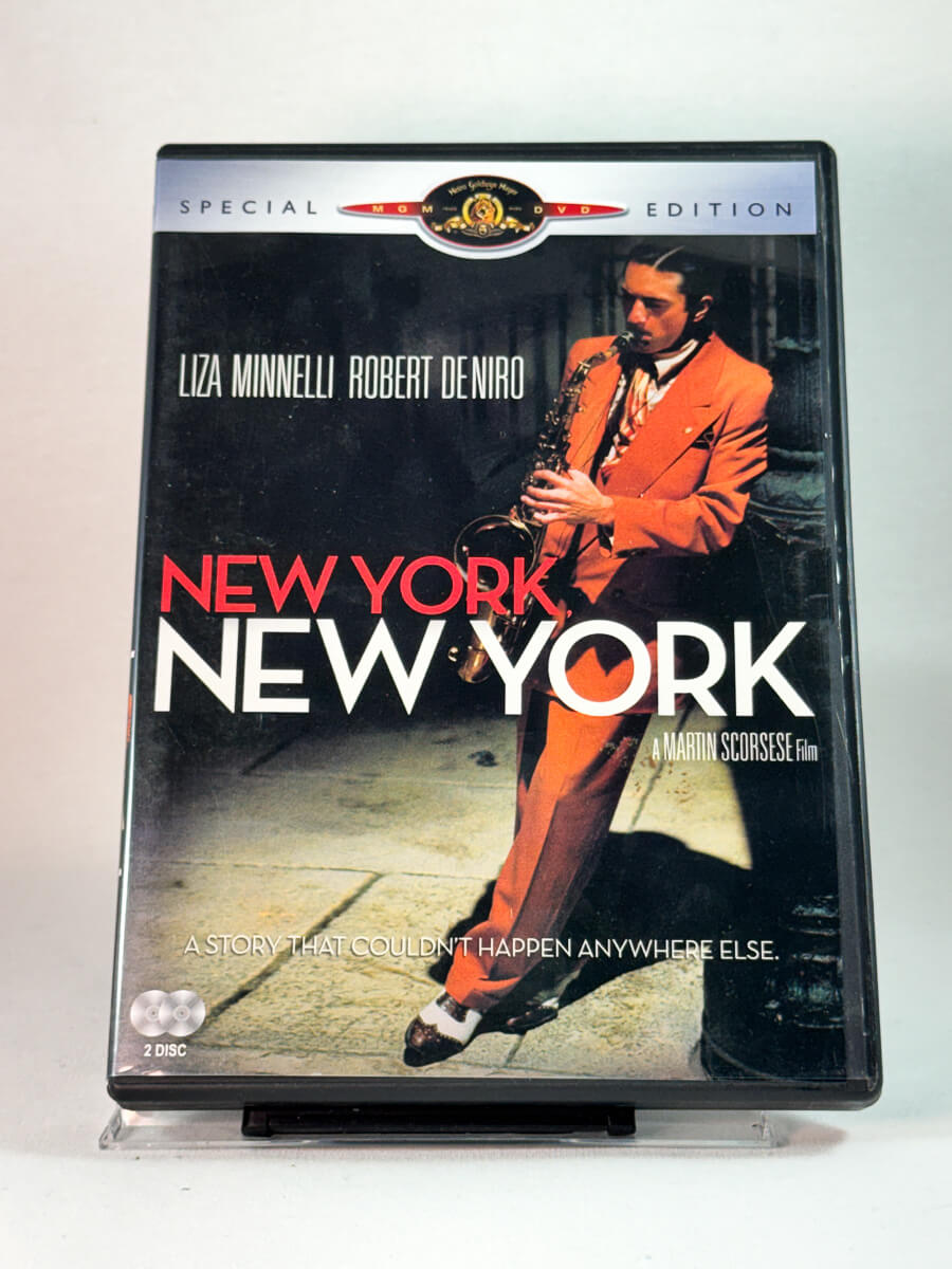 Forside av cover til New York, New York, bruktfilm hos nettbutikken Brukbar Film