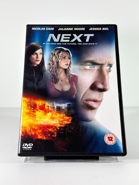Forside av cover til Next på DVD