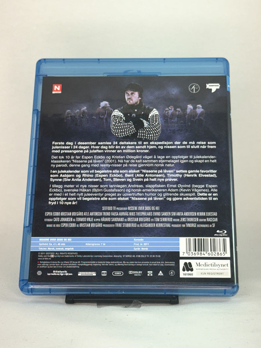 Bakside av Blu-ray-cover til Nissene over skog og hei – brukt original Blu-ray komiserie, kjøp hos Brukbar Film