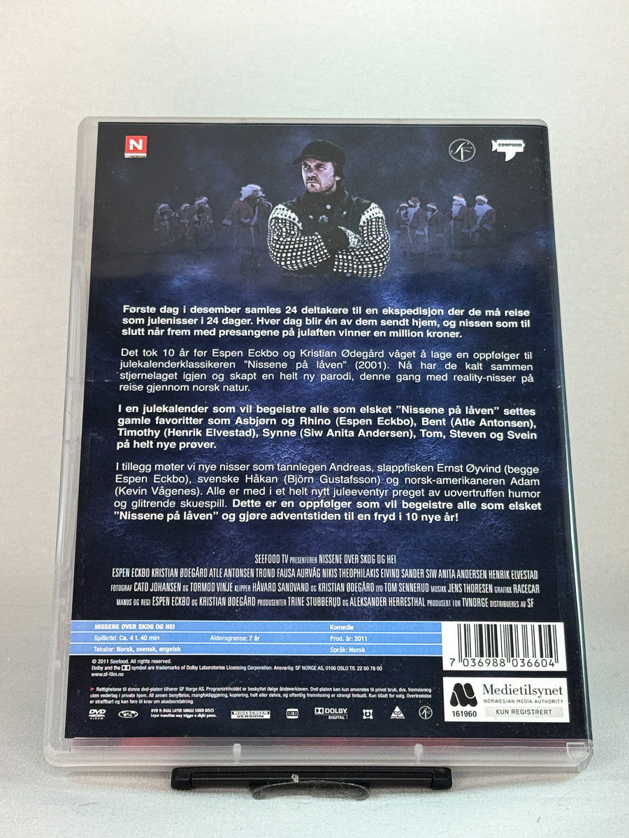 Bakside av Blu-ray-cover til Nissene over skog og hei – brukt original DVD komiserie, kjøp hos Brukbar Film