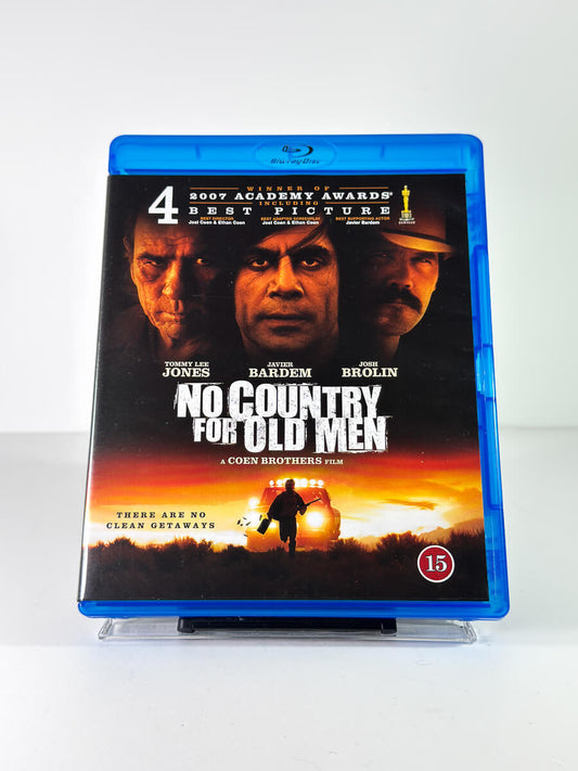 Forside av Blu-ray-cover til No Country for Old Men på Blu-ray 