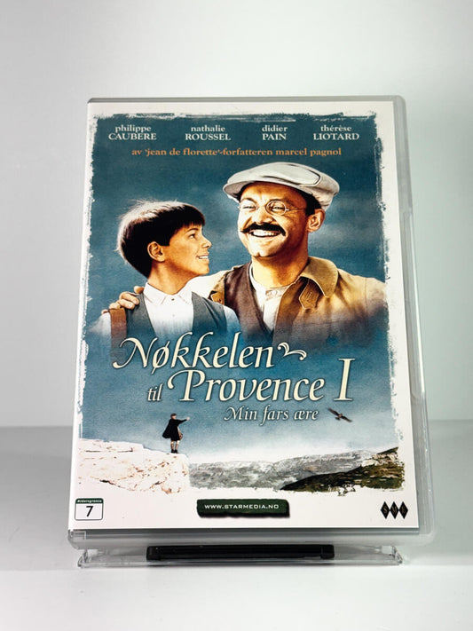 Forside av cover til Nøkkelen til Provence I – Min fars ære, brukt DVD hos Brukbar Film