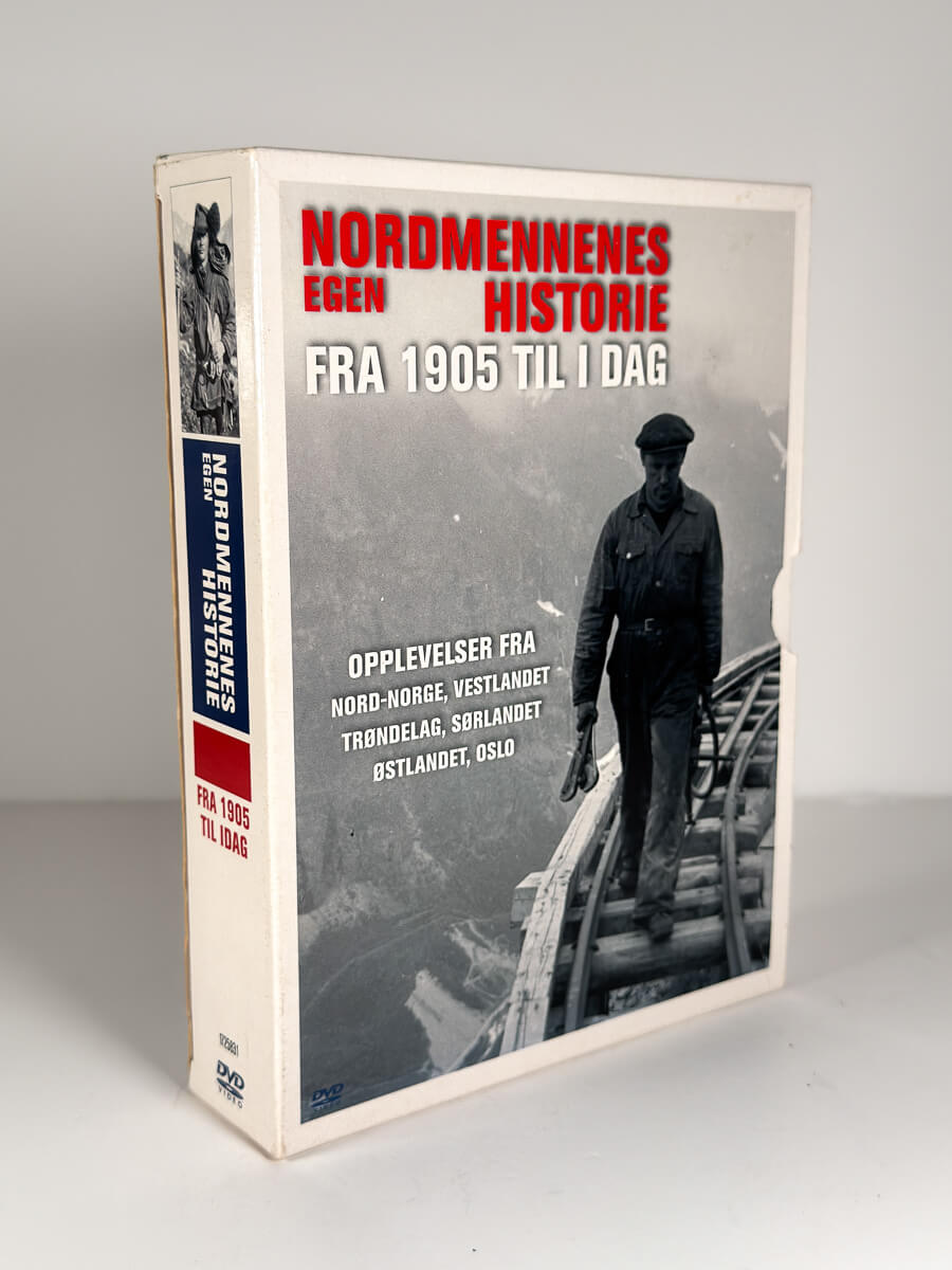 Forside av cover til Nordmennenes egen historie – Fra 1905 til i dag på DVD