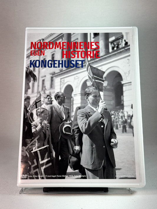 Forside av cover til Nordmennenes egen historie: Kongehuset, brukt DVD hos Brukbar Film