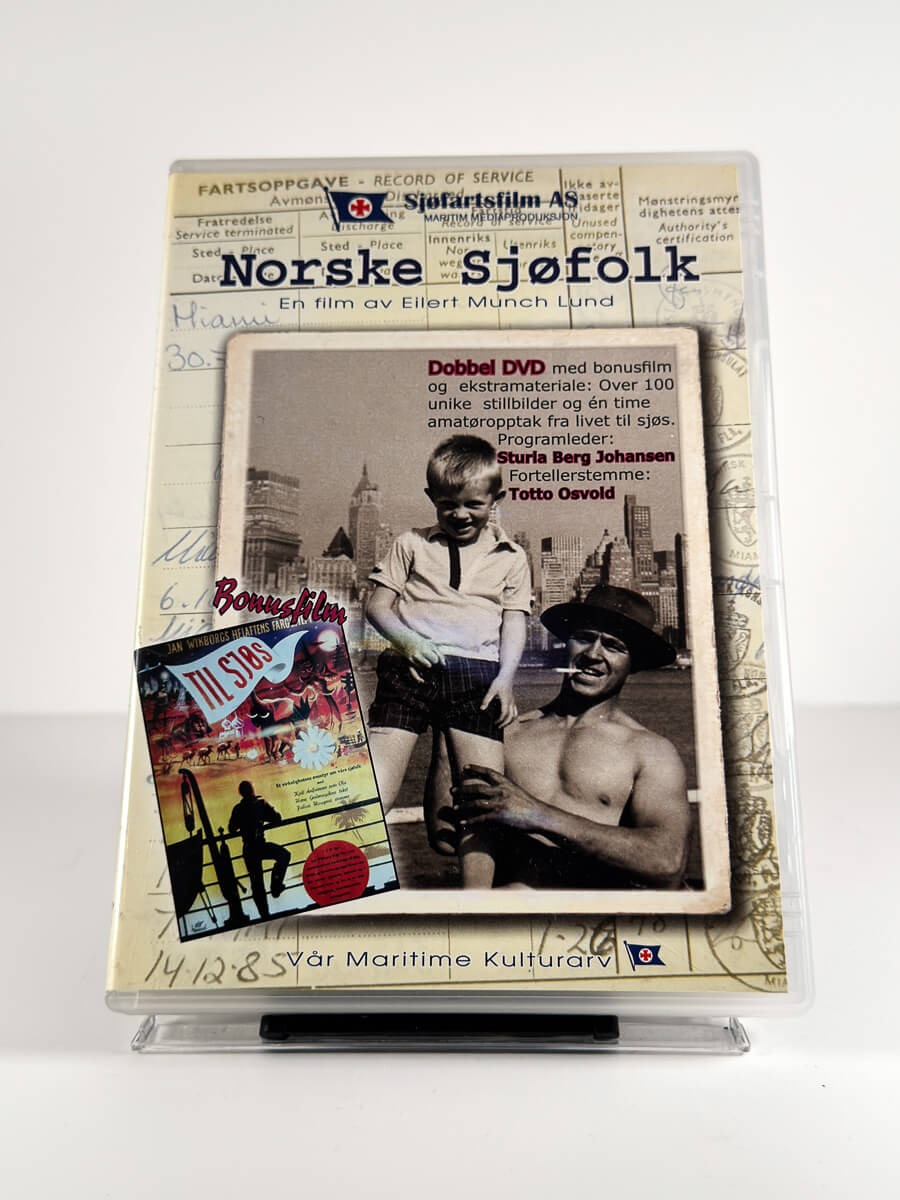 Forside av cover til Norske Sjøfolk på DVD