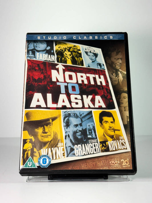 Forside av cover til North to Alaska, brukt DVD hos Brukbar Film