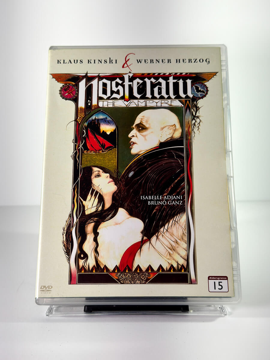 Forside av cover til Nosferatu The Vampyre, bruktfilm hos nettbutikken Brukbar Film