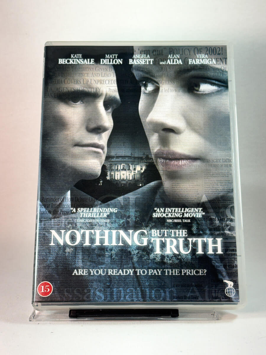 Forside av cover til Nothing but the Truth, brukt original DVD hos Brukbar Film