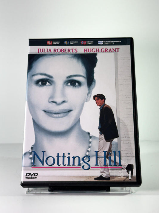 Forside av cover til notting hill, bruktfilm hos nettbutikken Brukbar Film