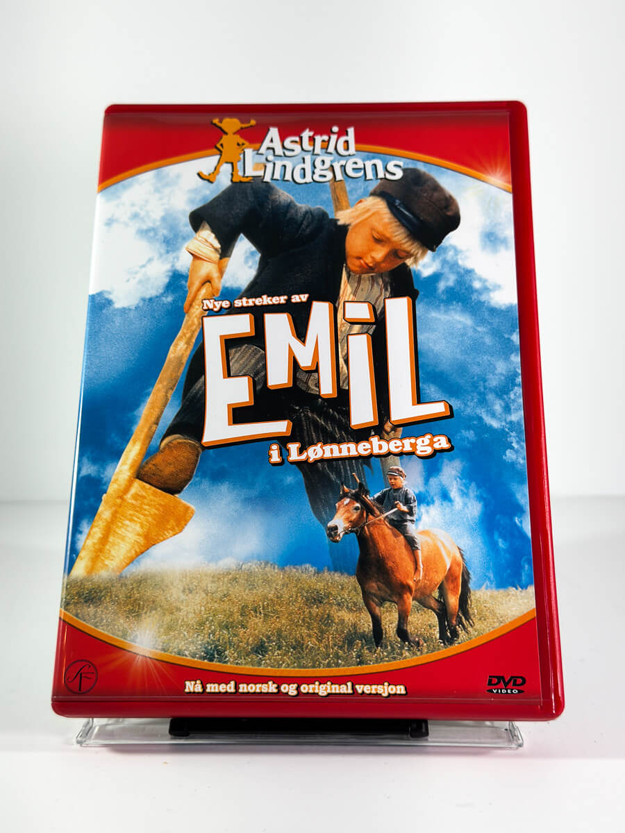 Forside av cover til Nye streker av Emil i Lønneberga på DVD