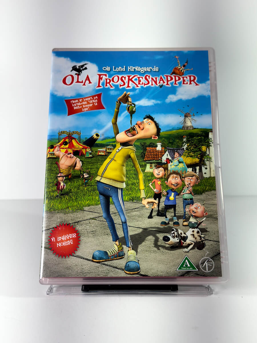Forside av cover til Ola Froskesnapper på DVD