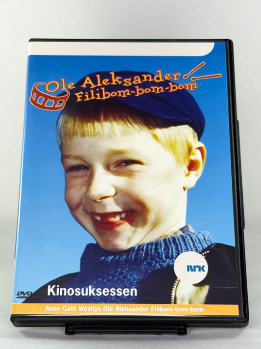 DVD-forside til filmen Ole Aleksander Filibom-bom-bom
Originalt cover brukt for produktbilde i nettbutikken Brukbar Film