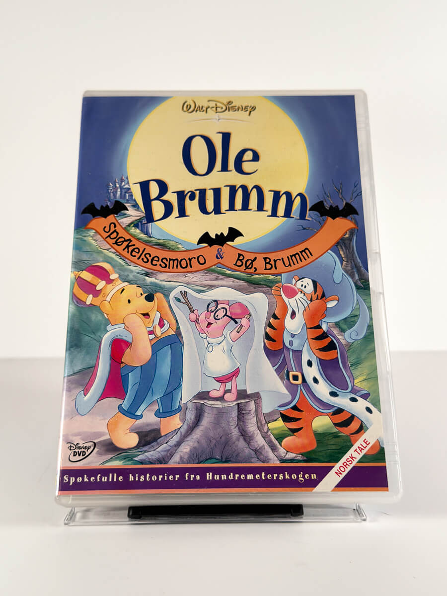 Forside av cover til Ole Brumm – Spøkelsesmoro & Bø Brumm på DVD