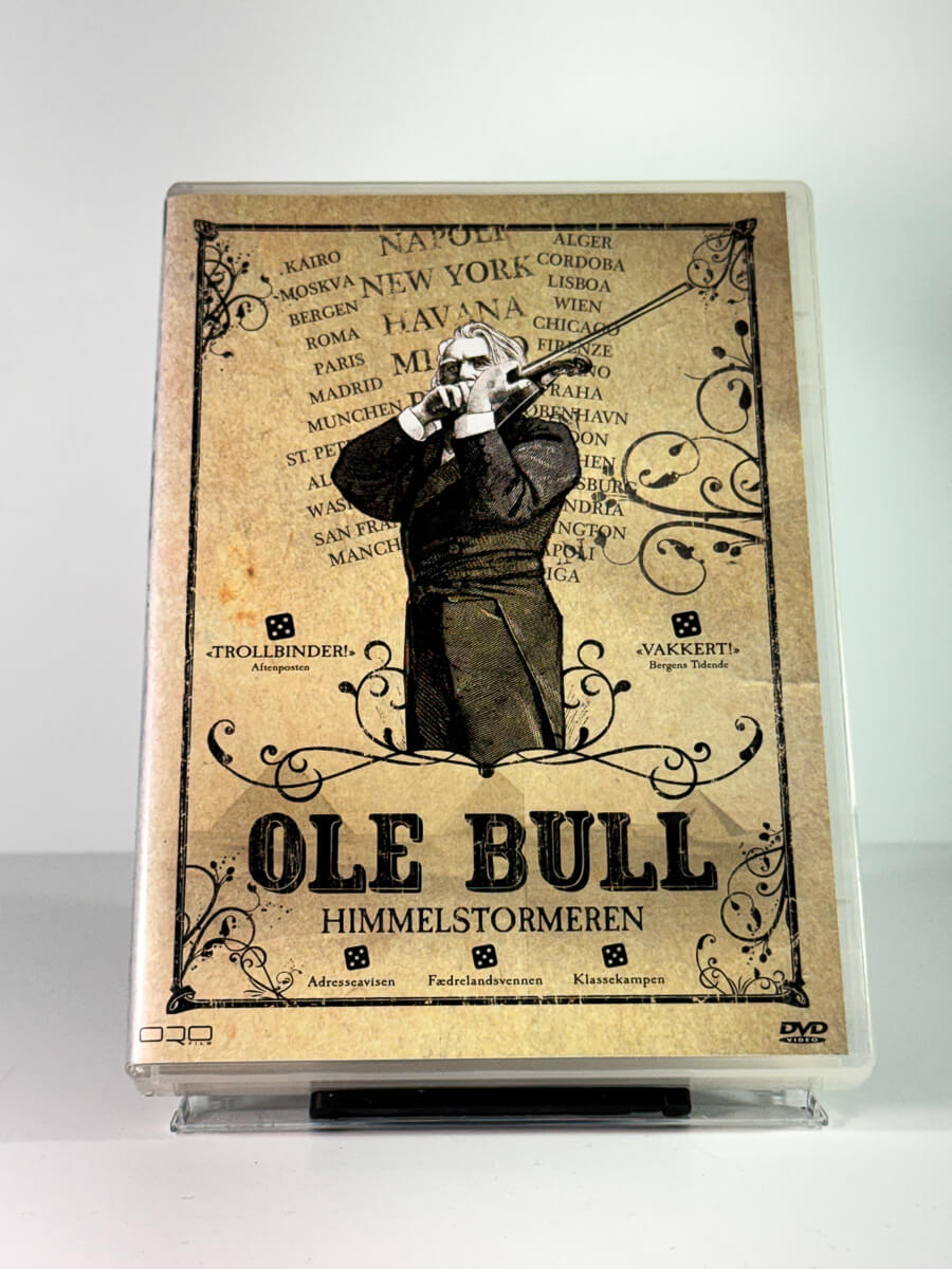 Forside av cover til Ole Bull – Himmelstormeren, brukt DVD hos Brukbar Film