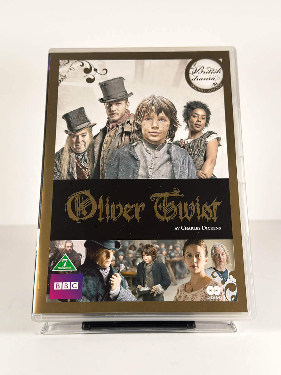 Forside av cover til Oliver Twist på DVD