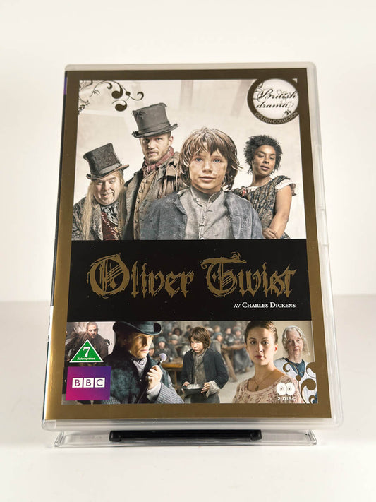 Forside av cover til Oliver Twist på DVD