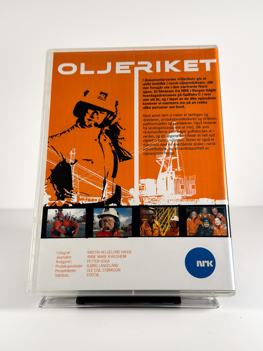Bakside av cover til Oljeriket på DVD