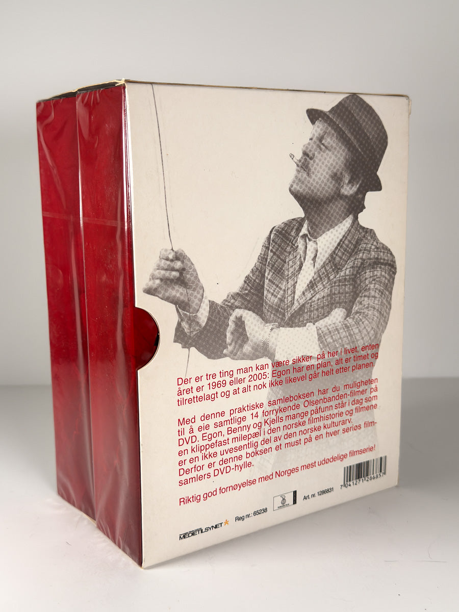 Bakside av cover til Olsenbanden på DVD
