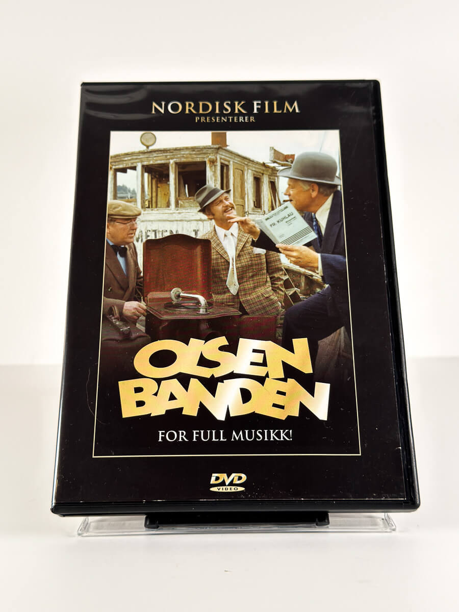 Forside av cover til Olsenbanden for full musikk! på DVD