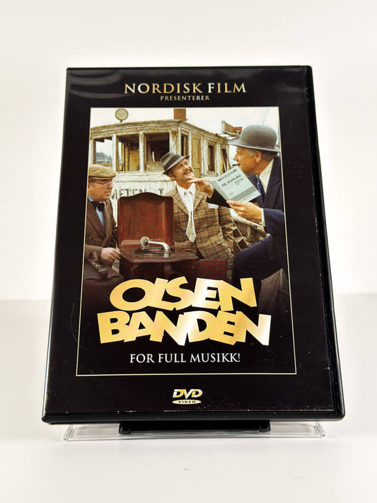 Forside av cover til Olsenbanden for full musikk! på DVD