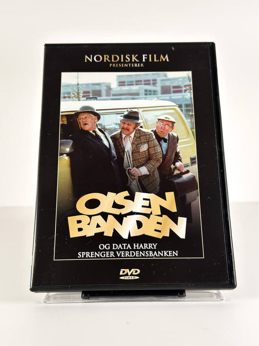 Forside av cover til Olsenbanden og Data Harry sprenger verdensbanken på DVD