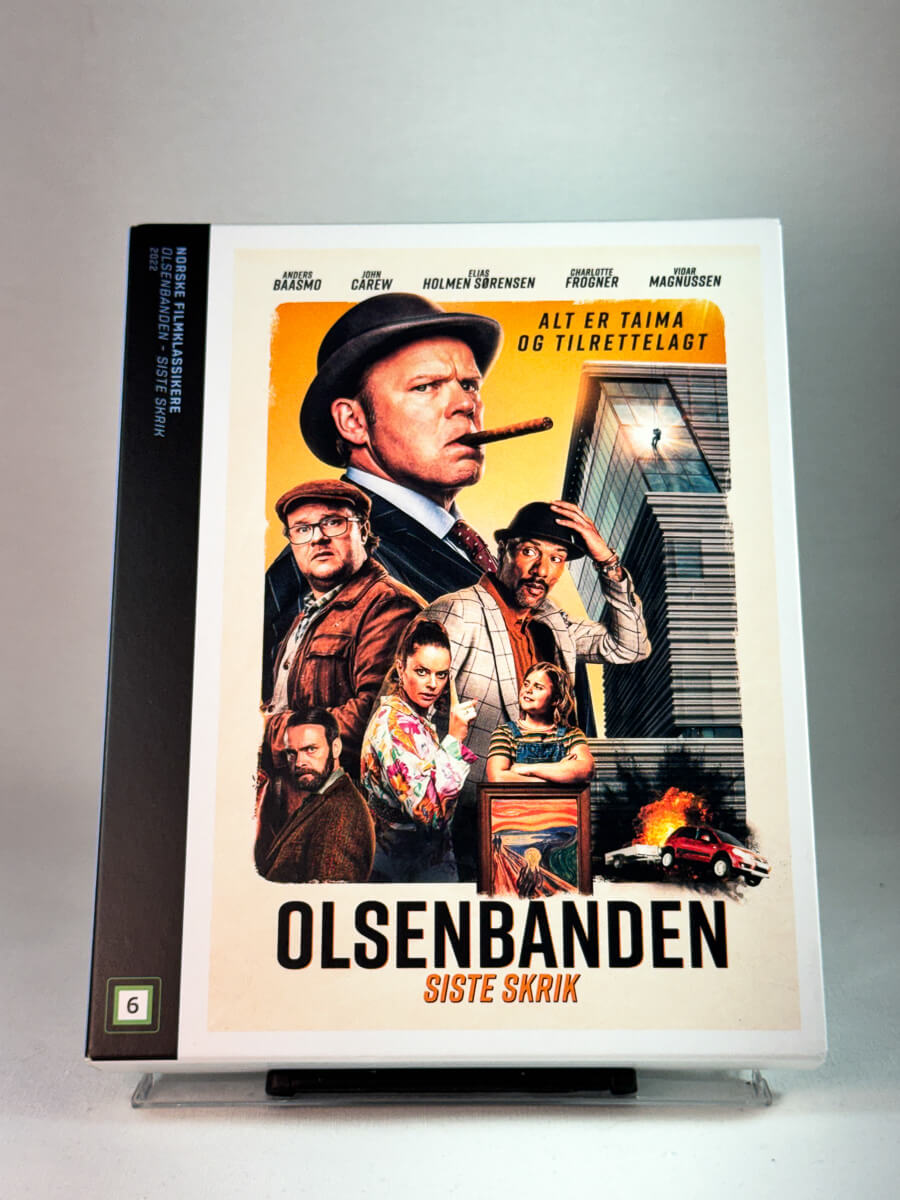 Forside av cover til Olsenbanden Siste skrik, brukt Blu-ray hos Brukbar Film