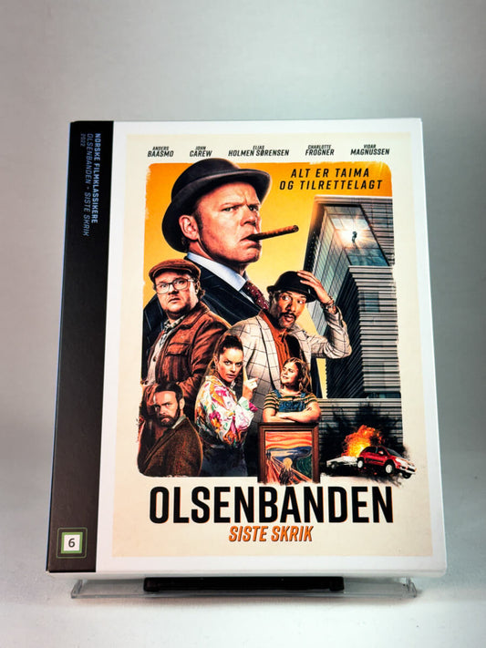 Forside av cover til Olsenbanden Siste skrik, brukt Blu-ray hos Brukbar Film