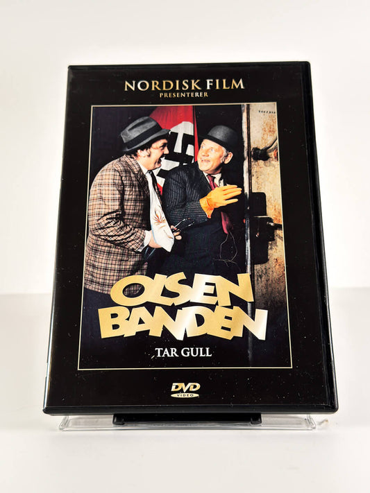 Forside av cover til Olsenbanden tar gull på DVD