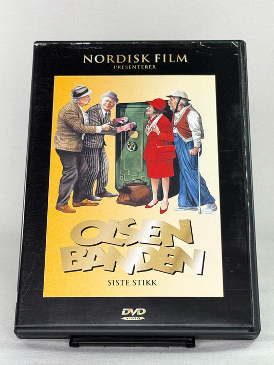 DVD-forside til filmen Olsenbandens siste stikk
Originalt cover brukt for produktbilde i nettbutikken Brukbar Film