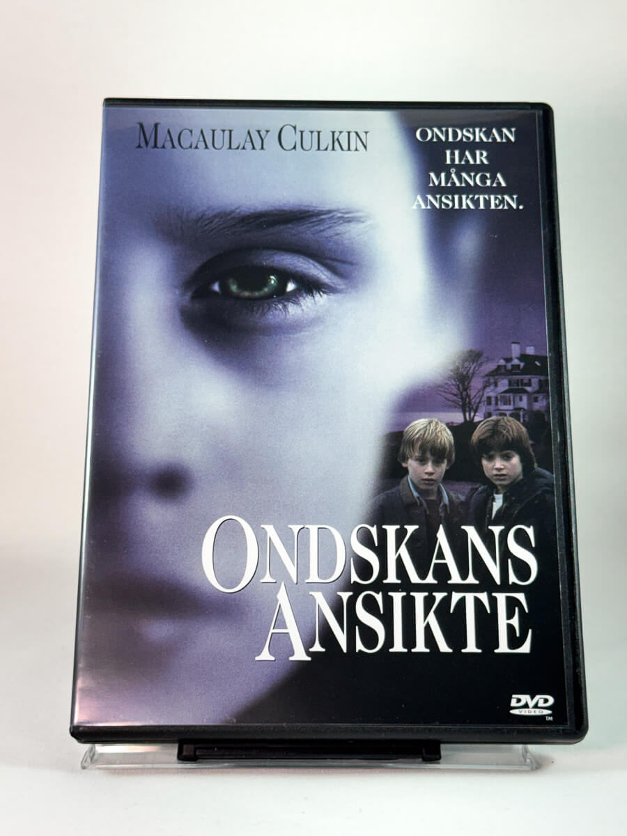 Forside av cover til Ondskapens ansikte, brukt DVD hos Brukbar Film