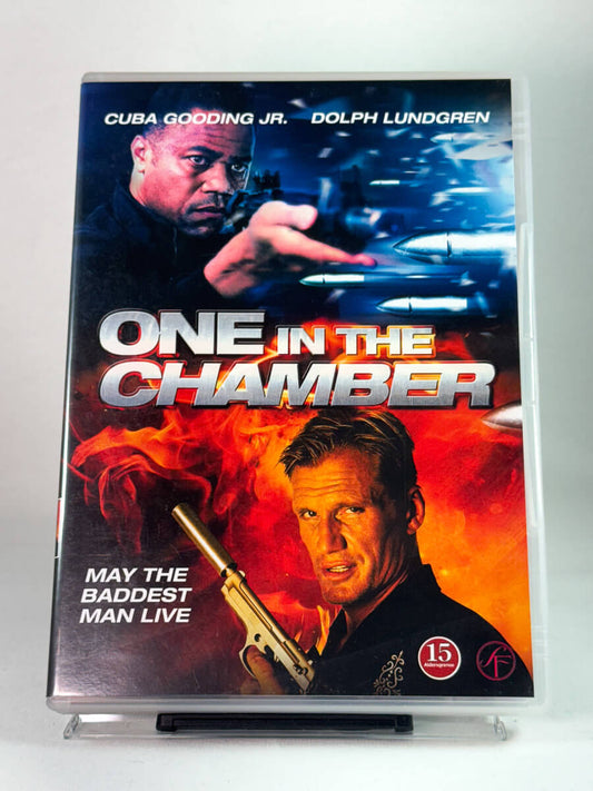 Forside av DVD-cover til One in the Chamber, bruktfilm hos nettbutikken Brukbar Film