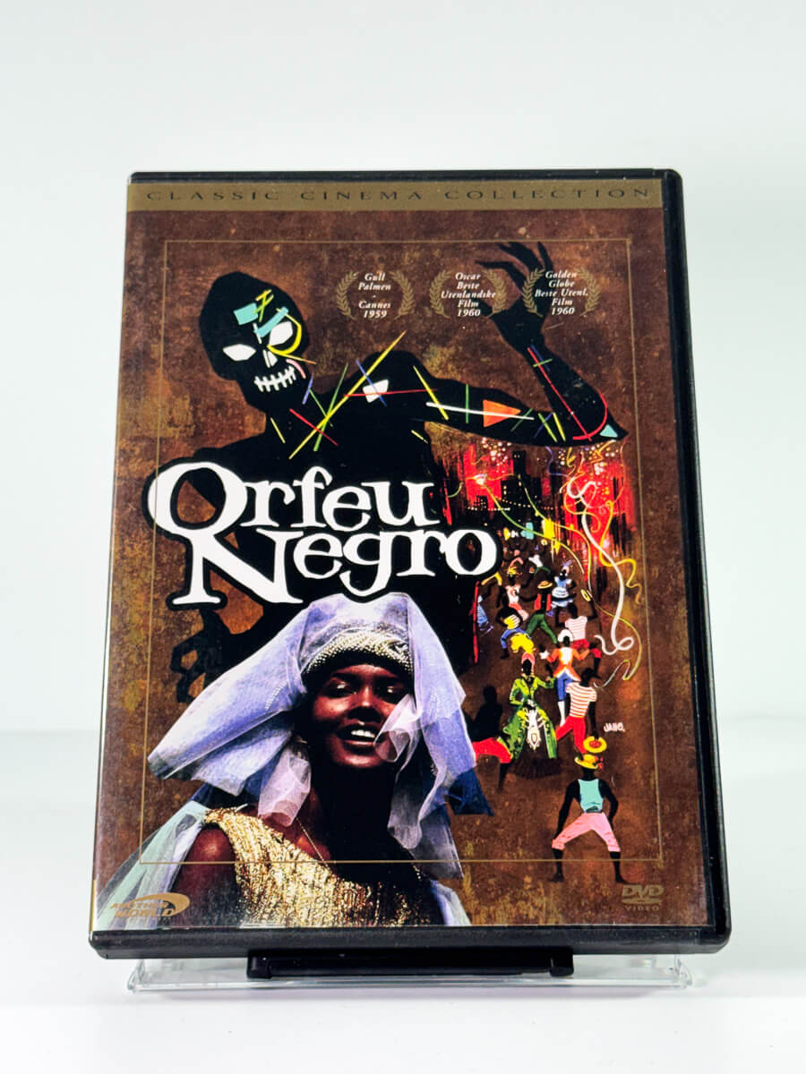 Forside av cover til Orfeu Negro, bruktfilm hos nettbutikken Brukbar Film