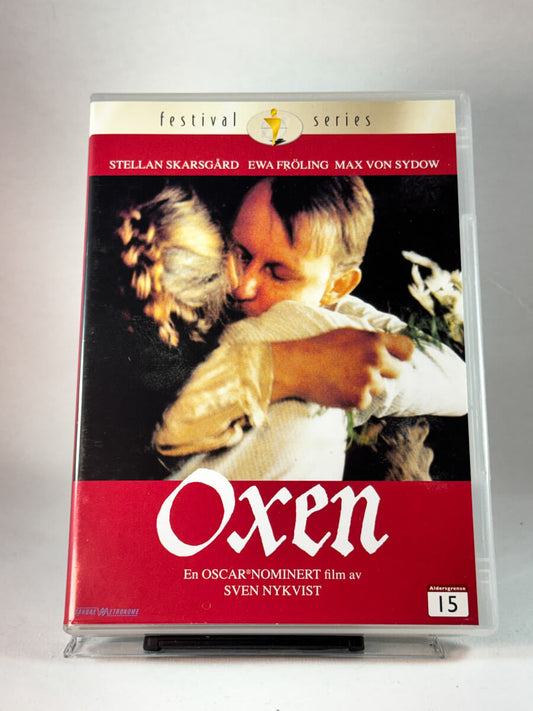 Forside av cover til Oxen, brukt DVD hos Brukbar Film