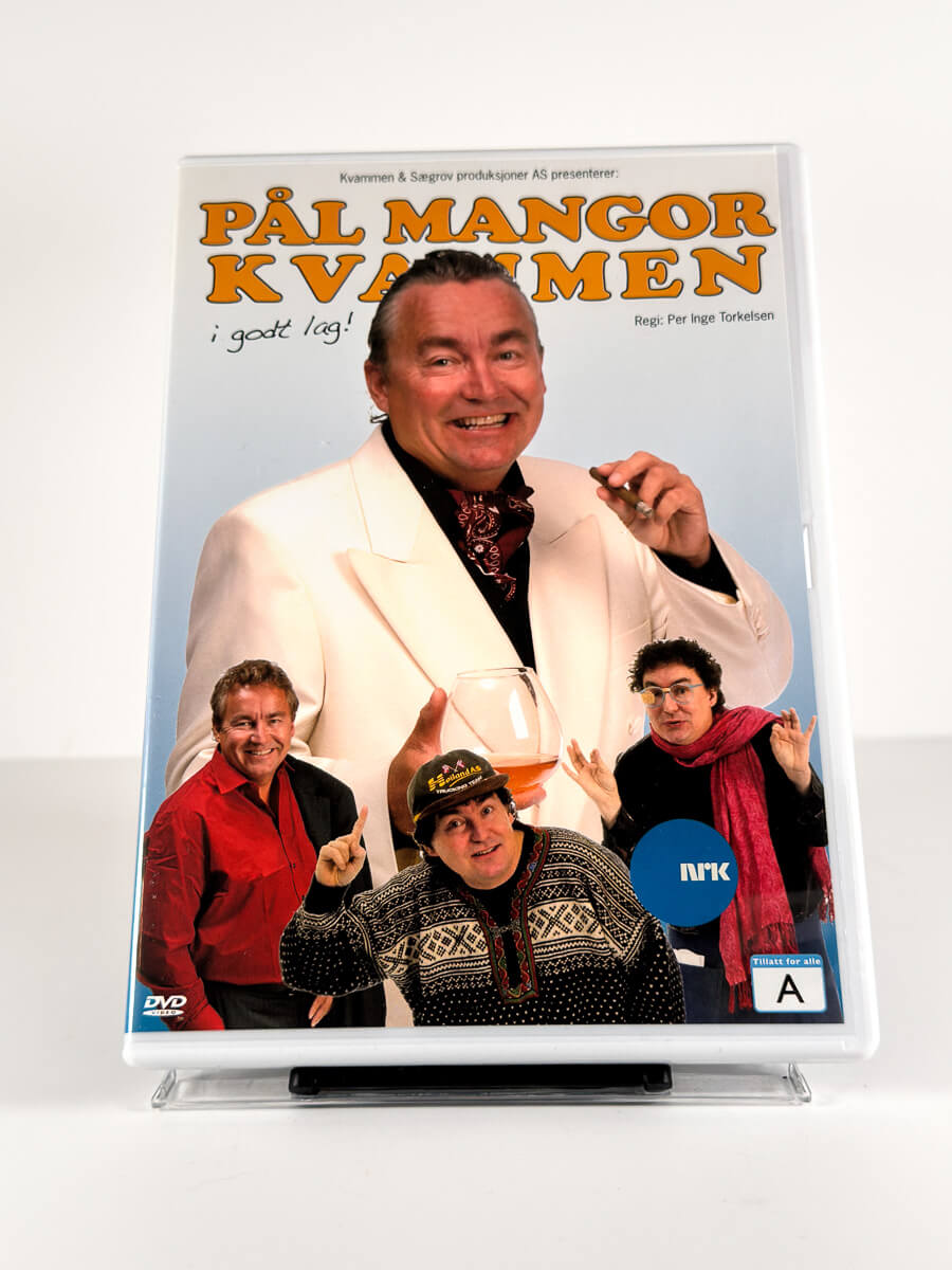 Forside av cover til Pål Mangor Kvammen på DVD
