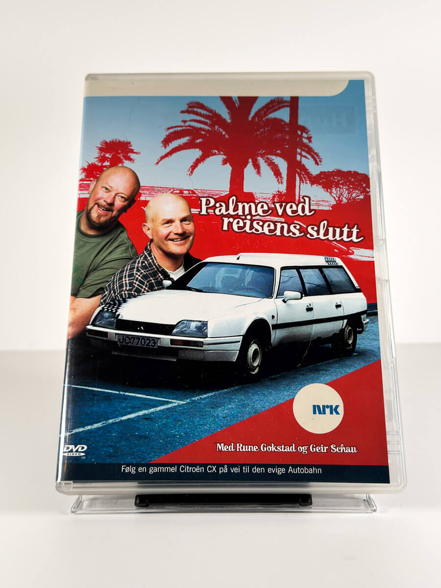 Forside av cover til Palme ved reisens slutt på DVD hos Brukbar Film